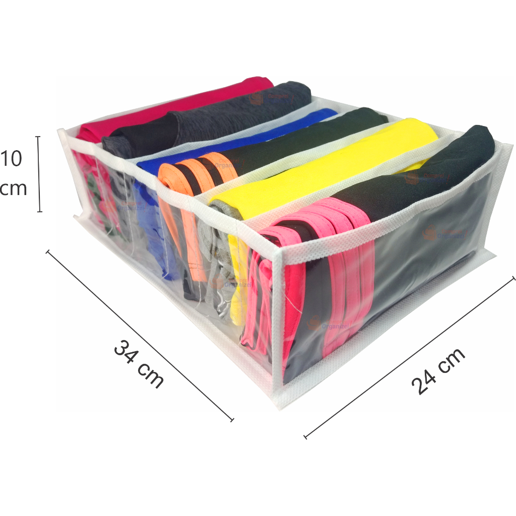 Colmeia Organizadora de Gavetas e Guarda-Roupas – Tamanhos PP, P, M e G