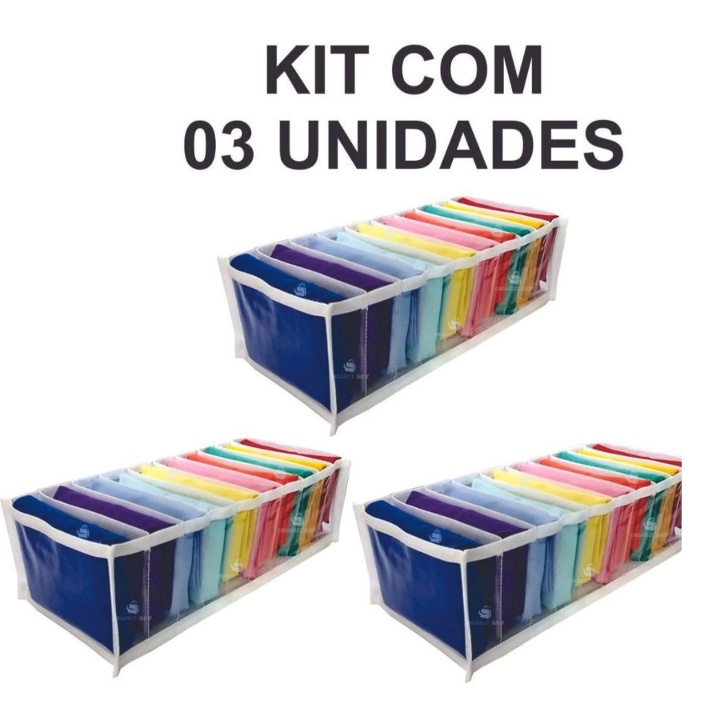 Colmeia Organizadora de Gavetas e Guarda-Roupas – Tamanhos PP, P, M e G