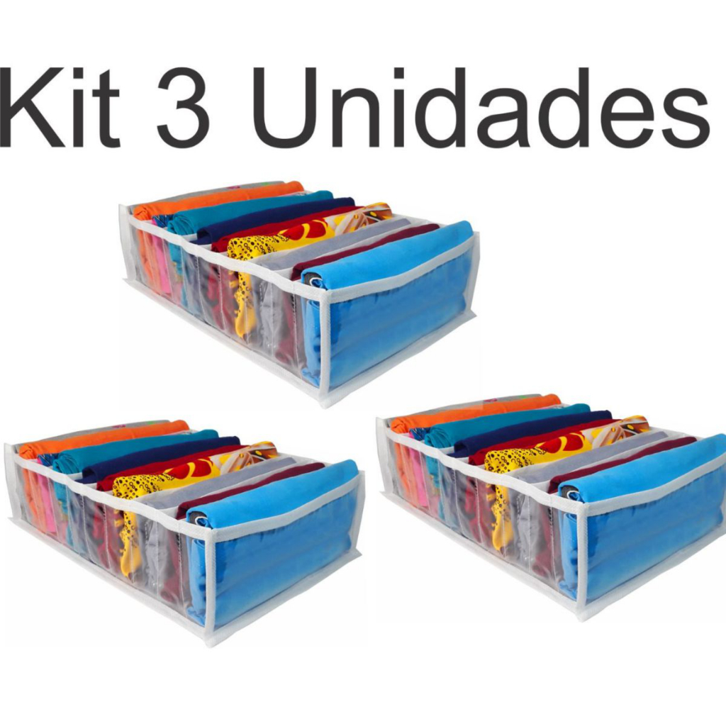 Colmeia Organizadora de Gavetas e Guarda-Roupas – Tamanhos PP, P, M e G