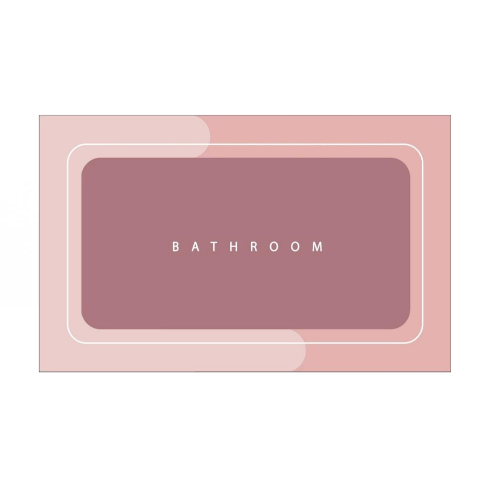 Tapete Banheiro Antiderrapante Absorvente de Secagem Rápida entregar Cor e Estampas sortidos