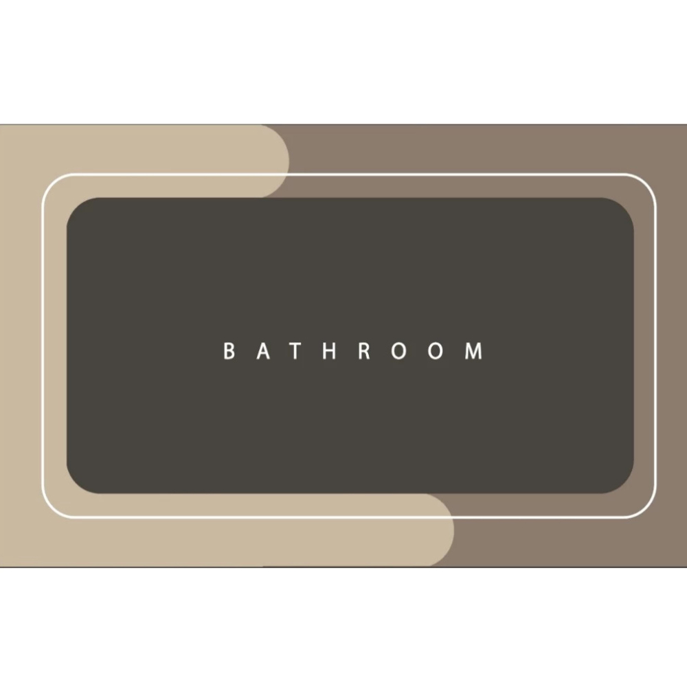 Tapete Banheiro Antiderrapante Absorvente de Secagem Rápida entregar Cor e Estampas sortidos